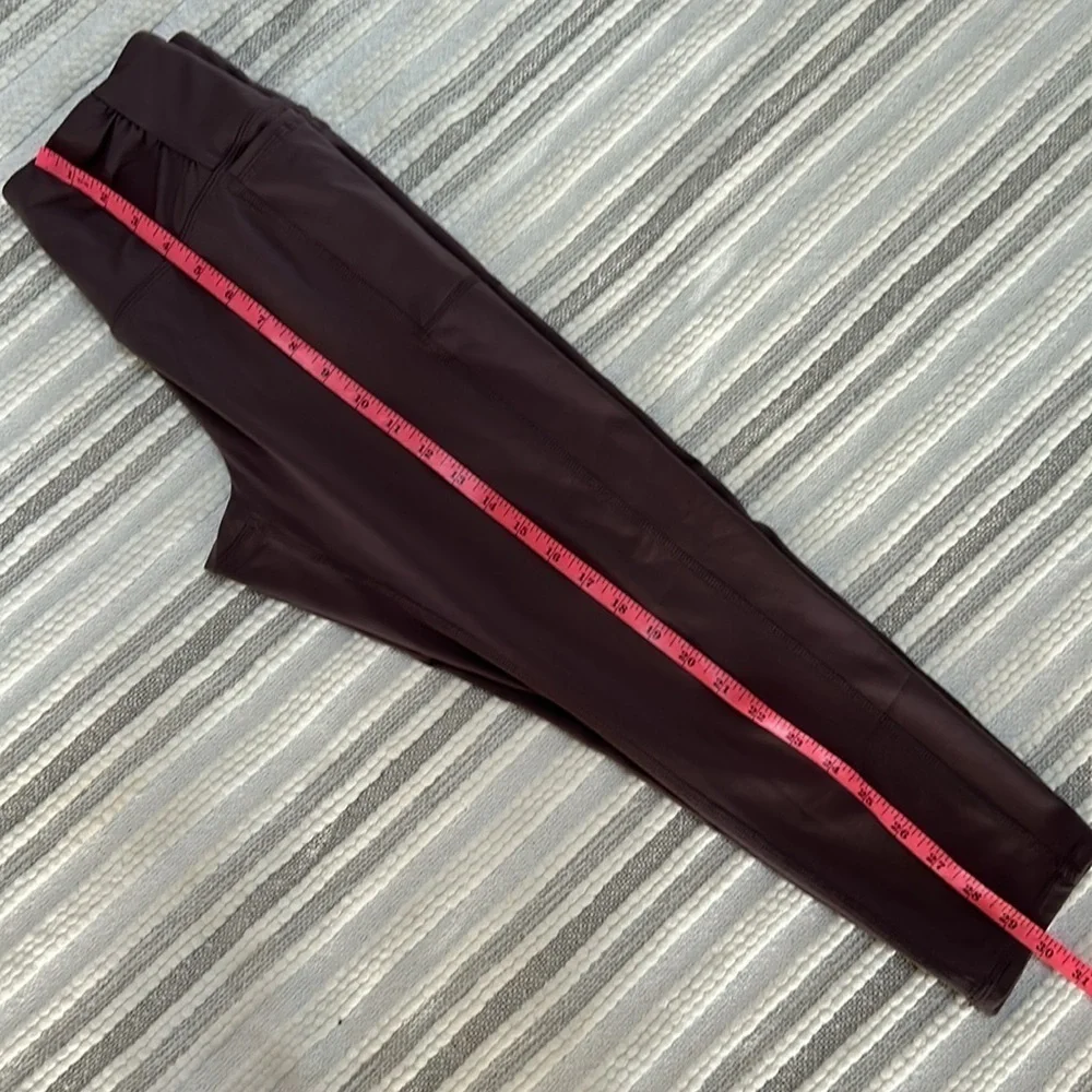 Free People Movement Womens Mauve Lavender Capri Leggings SP Ruched Athleisure - Picture 7 of 14